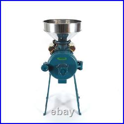 Electric Grain Mill Grinder Corn Grinder Stainless Steel Funnel for Dry Cereals
