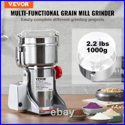 Electric Grain Mill Grinder Stainless Steel 10.6Oz Blade 3750W Commercial Coffee