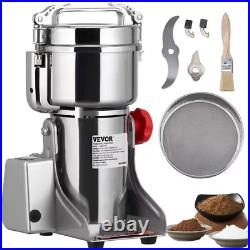 Electric Grain Mill Grinder Stainless Steel 10.6Oz Blade 3750W Commercial Coffee