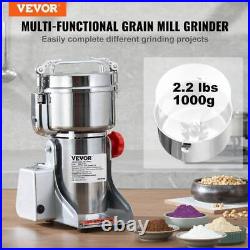 Electric Grain Mill Grinder, Stainless Steel Silver 10.6 oz Blade 3750-Watts Com