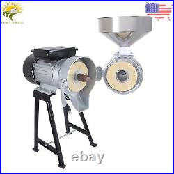 Electric Grinder Grain Mill 110V Corn Wheat Flour Cereal Wet & Dry 1500W