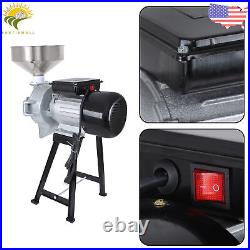 Electric Grinder Grain Mill 110V Corn Wheat Flour Cereal Wet & Dry 1500W