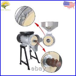 Electric Grinder Grain Mill 110V Corn Wheat Flour Cereal Wet & Dry 1500W