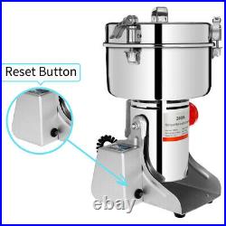 Electric Herb Grain Grinder Cereal Wheat Powder Grinding Flour Mill Machine