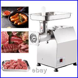 Electric Meat Grinder 1.0HP Commercial Sausage Stuffer Filler Stainless Steel