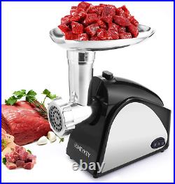 Electric Meat Grinder 2000W, Sausage Grinder with 3 Stainless Steel Grinding Pla