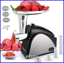 Electric Meat Grinder 2000W, Sausage Grinder with 3 Stainless Steel Grinding Pla