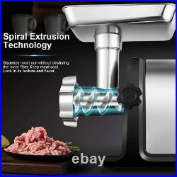 Electric Meat Grinder 2000w W Attachments Stainless Steel AAOBOSI Mincer Sausage