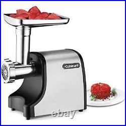 Electric Meat Grinder 300W Stainless Steel Sausage Attachments 2 Cutting Plates