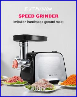 Electric Meat Grinder Multifunction Stainless Steel Mincer Sausage Stuffer 220V
