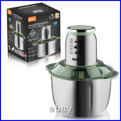 Electric Meat Grinder Stainless Steel Chopper Meat Mincer Food Processor Blender
