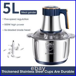 Electric Meat Grinder Stainless Steel Food Processors Crusher Multifunctional Electric Meat Grinder Stainless Steel Food Processors Crusher Multifunctional