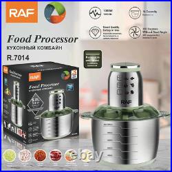 Electric Stainless Steel 5L 1000W Food Processor Grinder