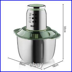 Electric Stainless Steel 5L 1000W Food Processor Grinder