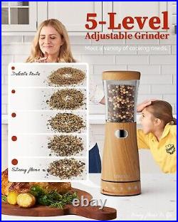 Ergonomic Stainless Steel Grinder Set with Bonus Storage Base & Easy Operation