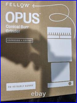 Fellow Opus Conical Burr Coffee Grinder upc# 840228804147