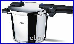 Fissler Vitaquick 10 L / 10.6 qt Pressure Cooker with perforated Inset and Tripod