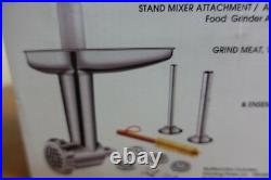 Food Grinder Attachment for KitchenAid Stand Mixers Including Sausage Stuff W27