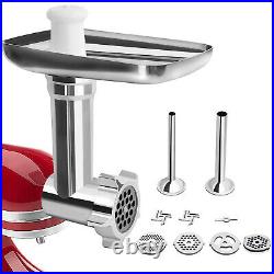 Food Meat Grinder & Pasta Roller Cutter Attachment for KitchenAid Stand Mixer US