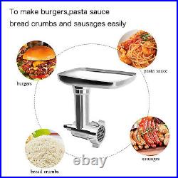 Food Meat Grinder & Pasta Roller Cutter Attachment for KitchenAid Stand Mixer US