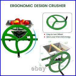 Fruit and Apple Crusher 7L Stainless Steel Manual Juicer Grinder, Fruit Scr Fruit and Apple Crusher 7L Stainless Steel Manual Juicer Grinder, Fruit Scr