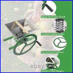 Fruit and Apple Crusher 7L Stainless Steel Manual Juicer Grinder, Fruit Scr Fruit and Apple Crusher 7L Stainless Steel Manual Juicer Grinder, Fruit Scr