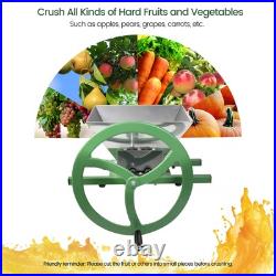 Fruit and Apple Crusher 7L Stainless Steel Manual Juicer Grinder, Fruit Scr Fruit and Apple Crusher 7L Stainless Steel Manual Juicer Grinder, Fruit Scr