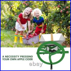 Fruit and Apple Crusher 7L Stainless Steel Manual Juicer Grinder, Fruit Scr Fruit and Apple Crusher 7L Stainless Steel Manual Juicer Grinder, Fruit Scr