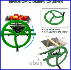 Fruit and Apple Crusher 7L Stainless Steel Manual Juicer Grinder, Fruit Scratt