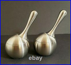 GEORG JENSEN Salt & Pepper TWIST Mill / Grinders Set Stainless Steel