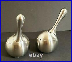 GEORG JENSEN Salt & Pepper TWIST Mill / Grinders Set Stainless Steel