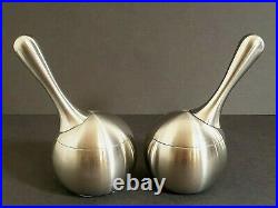 GEORG JENSEN Salt & Pepper TWIST Mill / Grinders Set Stainless Steel