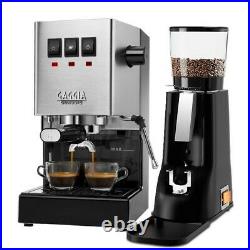 Gaggia Classic Pro Espresso Machine Stainless Steel + Optional Grinder choice
