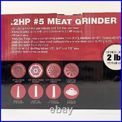 Gander Mountain Guide Series #5 Electric Meat Grinder Model MG-204182 NEW