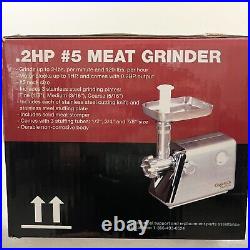 Gander Mountain Guide Series #5 Electric Meat Grinder Model MG-204182 NEW