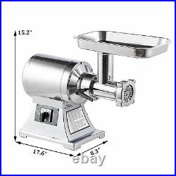 Ginkman Commercial 550 Lbs/hour Electric Meat Grinder with Detachable Handle