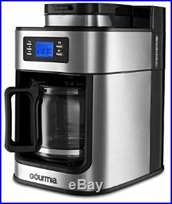 Gourmia GCMW4750 WIFI Stainless Steel Coffee Maker With Built-in Grinder