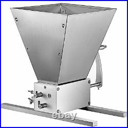 Grain Mill Barley Grinder Malt Crusher 3 Roller Barley Silver Food Industry