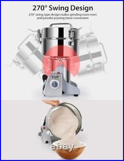 Grain Mill Commercial Electric Wheat Grinder Stainless Steel Dry Cereal Machine