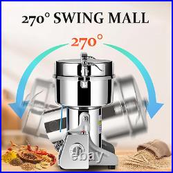 Grain Mill Grinder 1000G High Speed Food Grain Mill Stainless Steel Seeds Flour