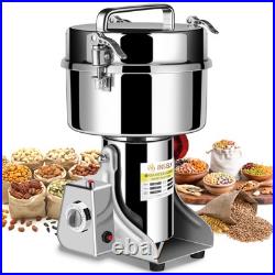 Grain Mill Grinder 2000g High Speed Food Grain Mill Stainless Steel Seeds Flo Grain Mill Grinder 2000g High Speed Food Grain Mill Stainless Steel Seeds Flo