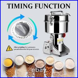 Grain Mill Grinder 2000g High Speed Food Grain Mill Stainless Steel Seeds Flo Grain Mill Grinder 2000g High Speed Food Grain Mill Stainless Steel Seeds Flo