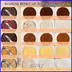 Grain Mill Grinder 2000g High Speed Food Grain Mill Stainless Steel Seeds Flo Grain Mill Grinder 2000g High Speed Food Grain Mill Stainless Steel Seeds Flo