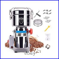 Grain Mill Grinder Electric, 750g Stainless Steel Grain Grinder for Dry Corn Grain Mill Grinder Electric, 750g Stainless Steel Grain Grinder for Dry Corn