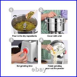 Grain Mill Grinder Electric, 750g Stainless Steel Grain Grinder for Dry Corn Grain Mill Grinder Electric, 750g Stainless Steel Grain Grinder for Dry Corn