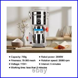 Grain Mill Grinder Electric, 750g Stainless Steel Grain Grinder for Dry Corn Grain Mill Grinder Electric, 750g Stainless Steel Grain Grinder for Dry Corn