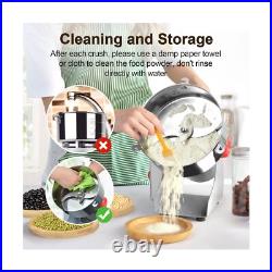 Grain Mill Grinder Electric, 750g Stainless Steel Grain Grinder for Dry Corn Grain Mill Grinder Electric, 750g Stainless Steel Grain Grinder for Dry Corn
