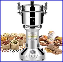 Grain Mill Grinder High Speed Food Grain Mill Stainless Steel Seeds Flour Nut Pi