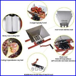 Grape Berry Wine Fruit Manual Crusher Grinder -7 Litre Large Stainless Steel