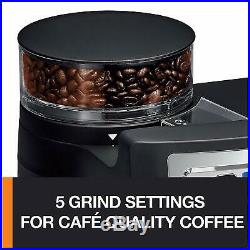 Grind Brew Home Coffee Maker Auto-Start Builtin Burr Grinder 10 Cup Kitchen Pot